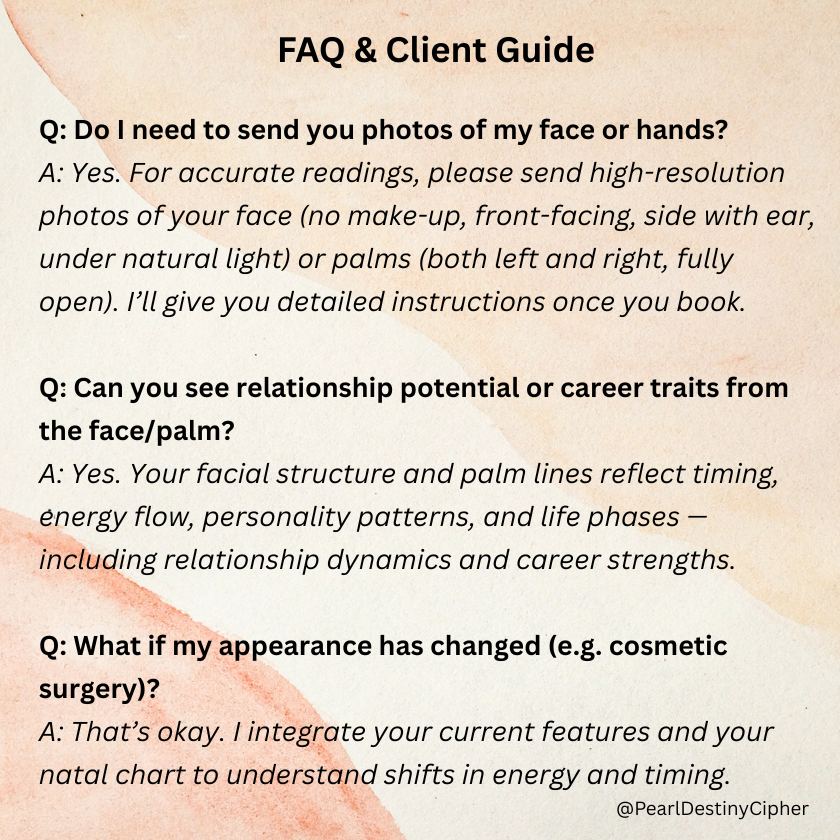 Two Faces + Compatibility Reading